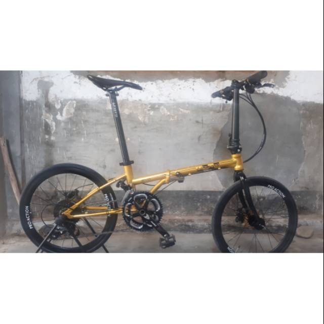 Sepeda lipat litepro evo gold