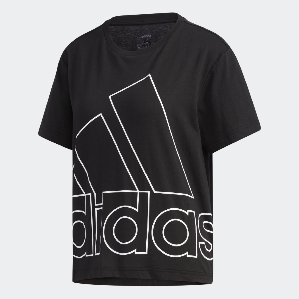  adidas  NOT SPORTS SPECIFIC Big Logo Tee  Wanita Hitam 