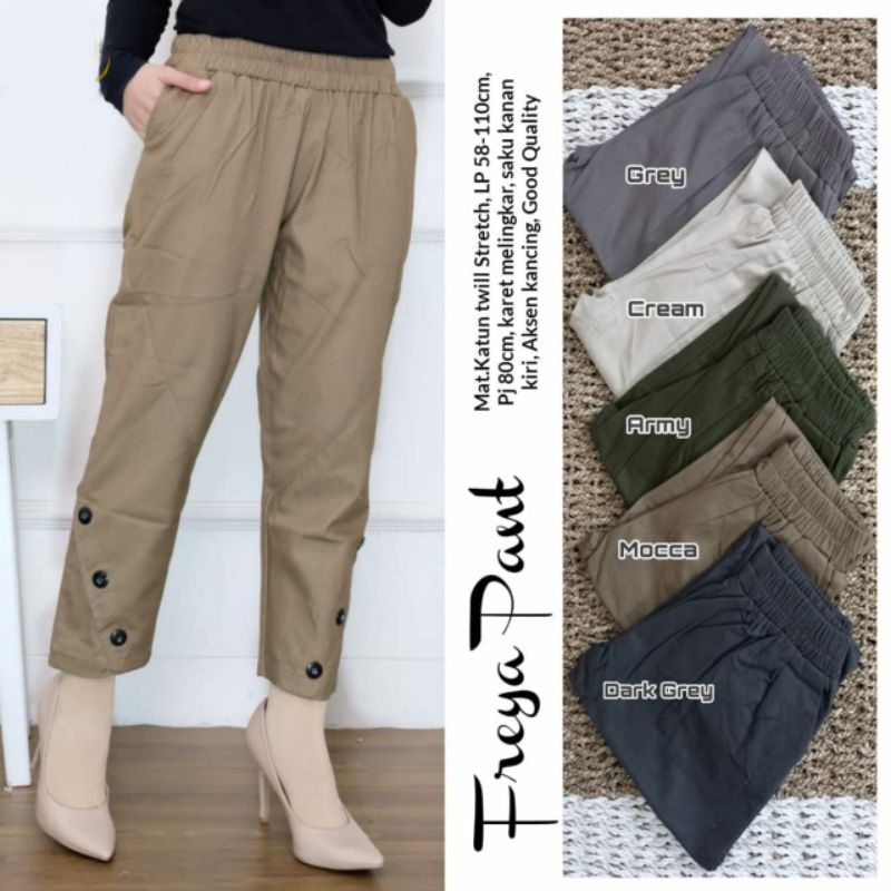 CELANA PEREMPUAN KANCING BAWAH