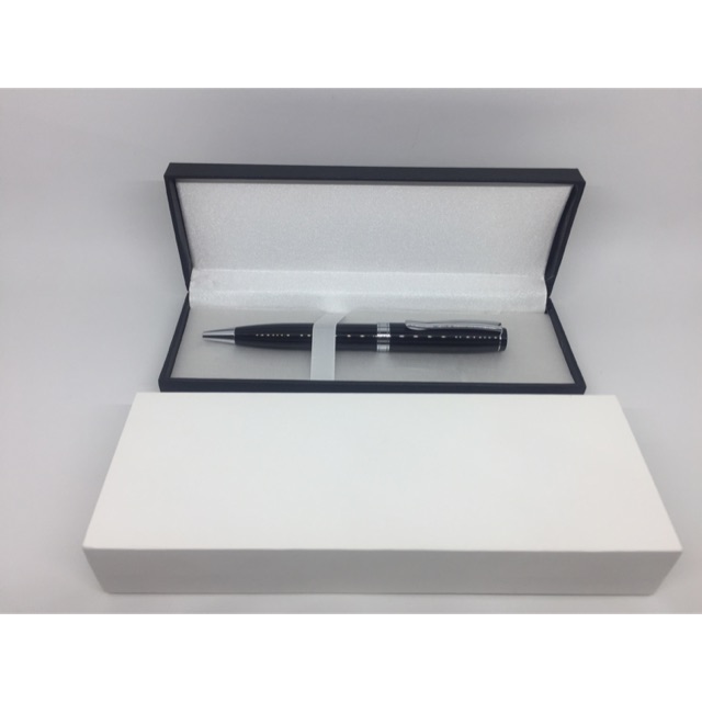 

Pulpen Promosi / Pulpen Elegant / Pulpen Mewah F 1 Black Trim Silver