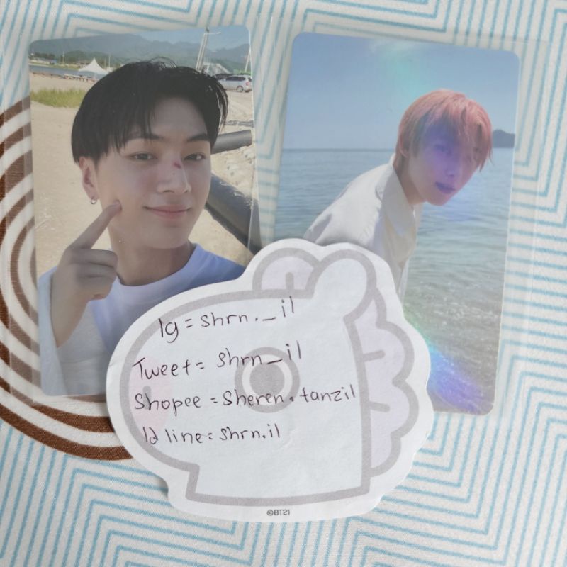 (BOOKED)Jay tuspi / ody ess pc photocard bundle sunoo holo ody Oddyseus essential