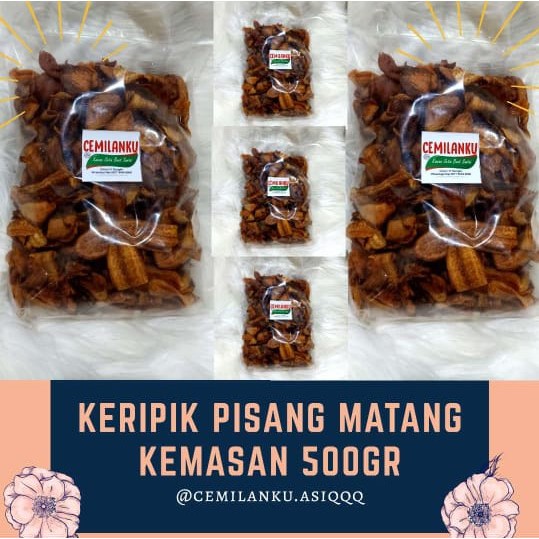 

KERIPIK PISANG SALE PROMO TERMURAH KEMASAN PACK/REPACK 450GR BY CEMILAN KU ASIQ || CEMILANKU.ASIQQQ