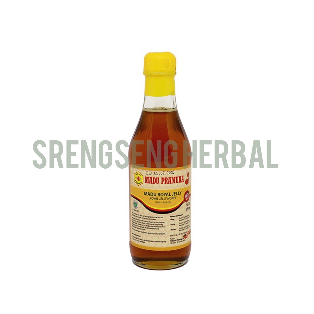 

MADU PRAMUKA MULTIFLORA ROYAL JELLY SUPER 350 GR ALL VARIANT SEMUA VARIASI FREE BUBBLE WARP