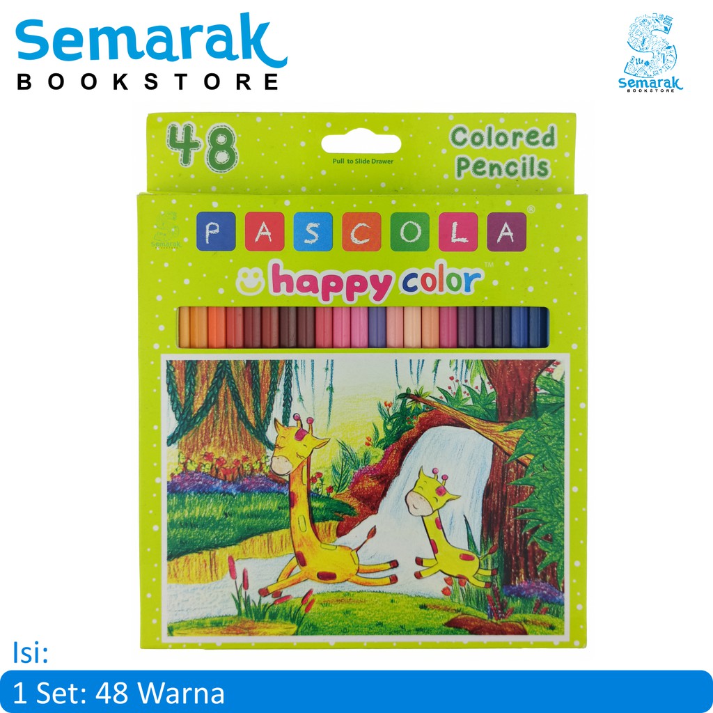 

Pensil Warna Pascola Happy Color 48 Warna