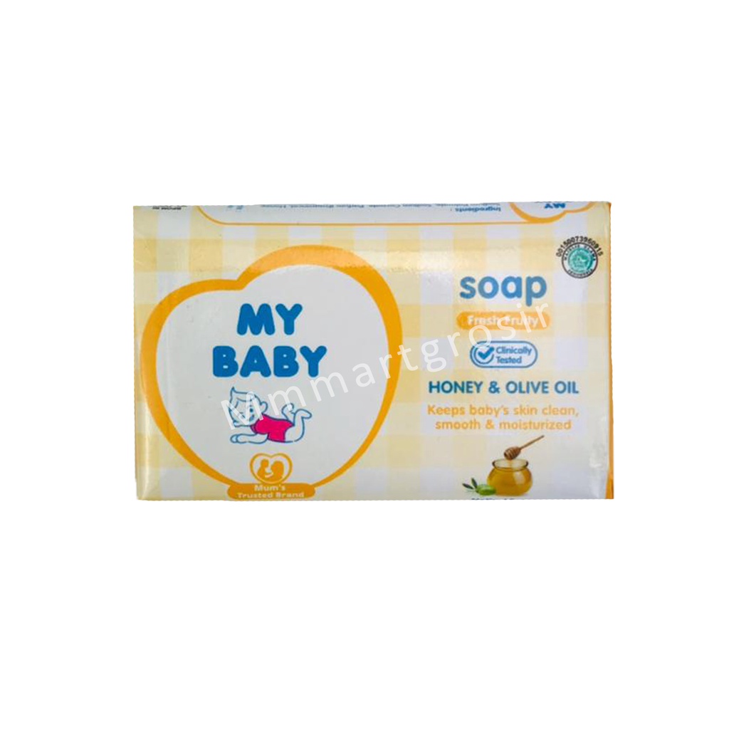 My Baby Soap Fresh Fruty / Sabun Mandi baby / Honey &amp; Olive Oil / 60g