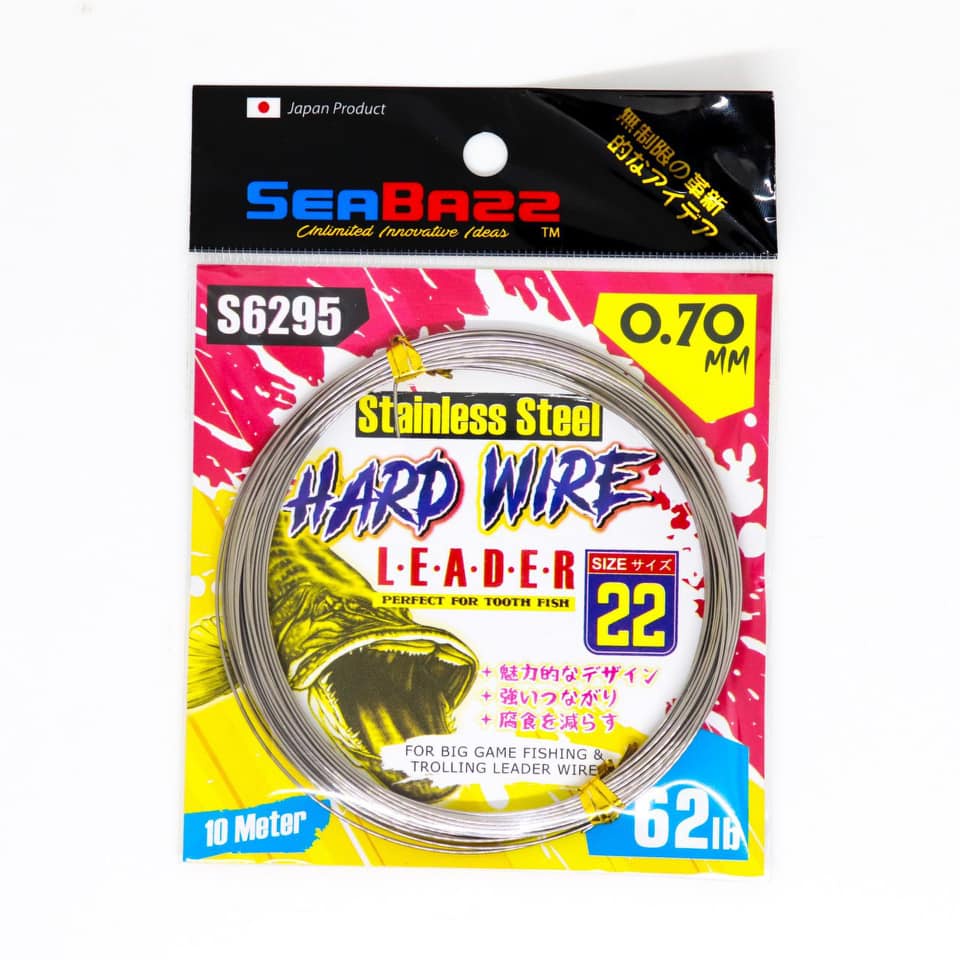 SEABAZZ STAINLESS STEEL HARD WIRE LEADER S6295