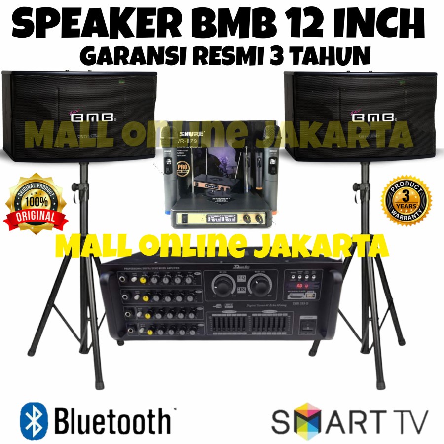 Paket Karaoke Bmb 12 inch Original sound system karaoke salon