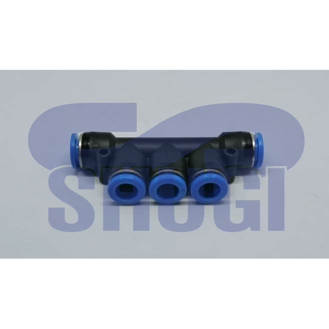 Fitting Tee - Fitting Tee Cabang 5 Sambungan Tubing - PKG
