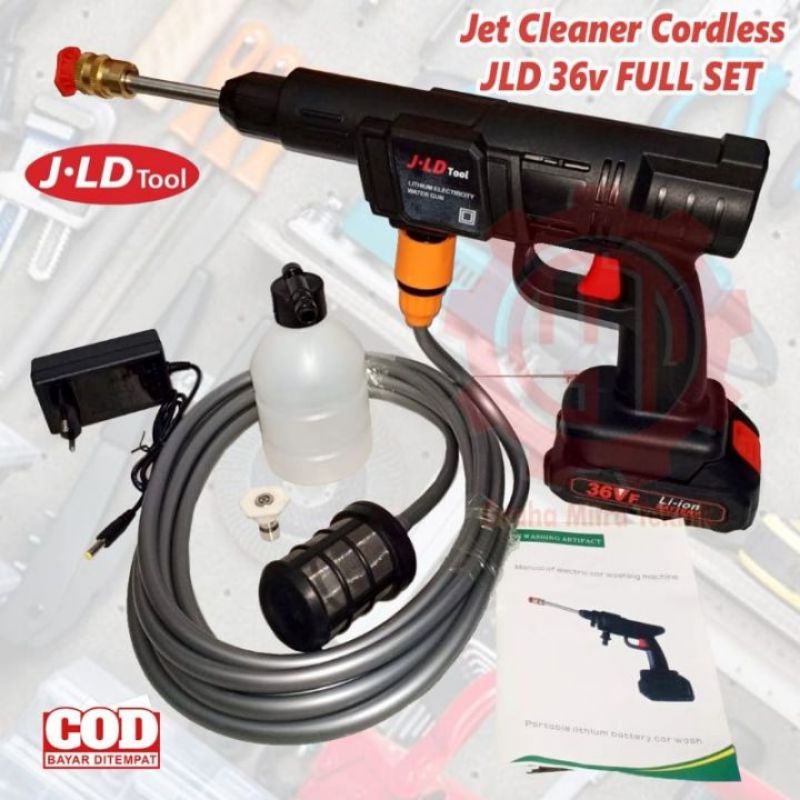 NEW MESIN JLD TOOLS Cuci Mobil/Motor Batre 36v JET STEAM CLEANER CORDLESS JLD