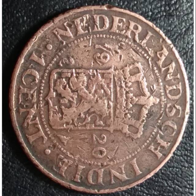 #29 Uang Kuno 1 Cent Nederland Indie Tahun 1920