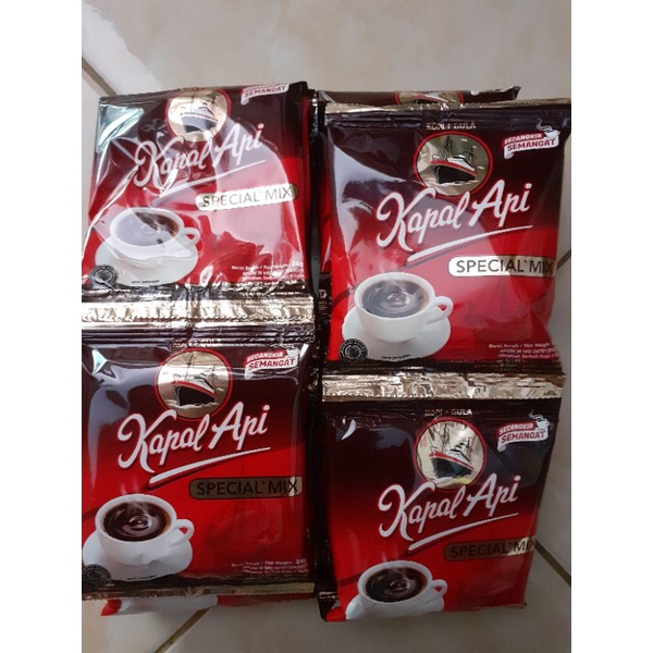 

Kopi Kapal api special mix 1 runtuy isi 10 sachet