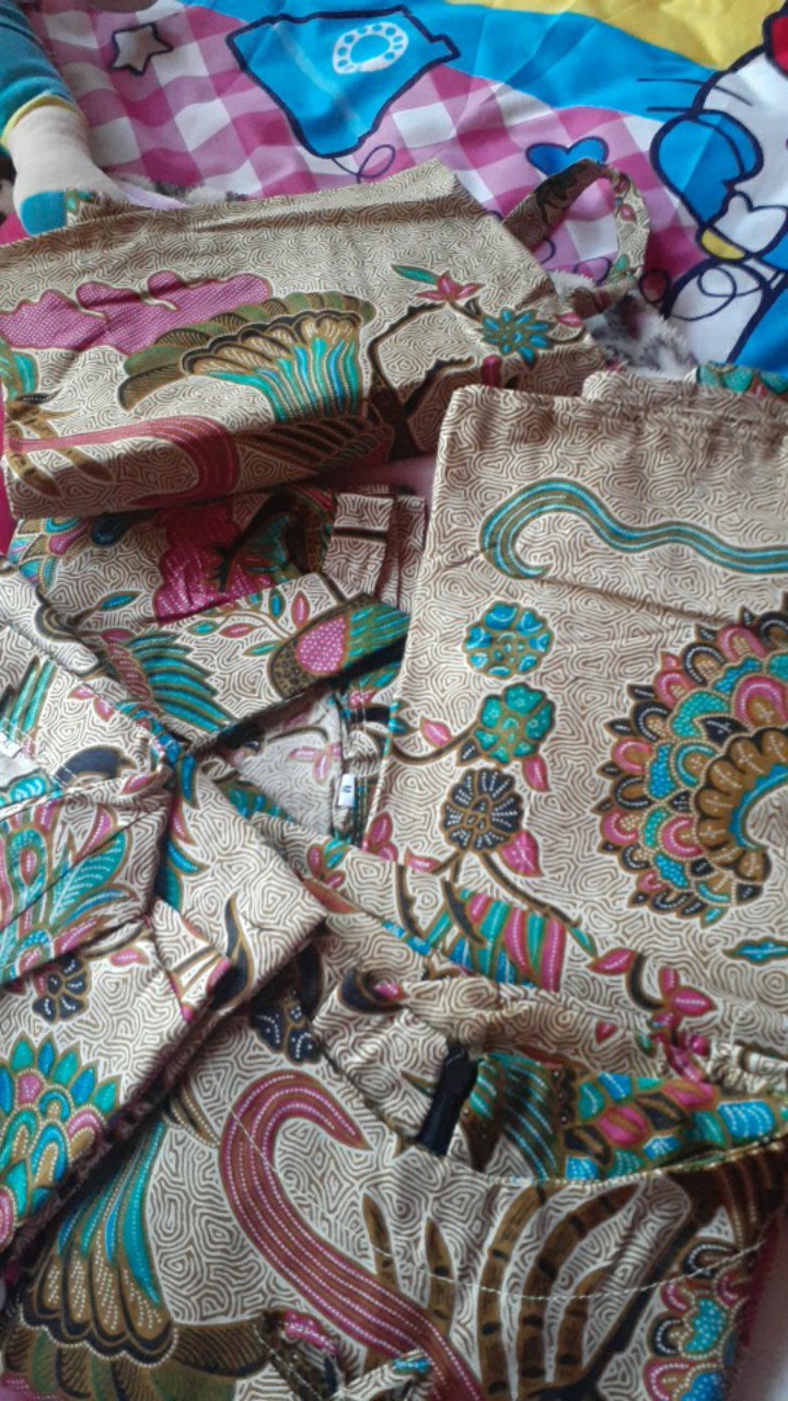Sarimbit Batik Atasan Model Terbaru / Batik Couple Atasan Blus Batik / Kemeja Batik / Batik Anak