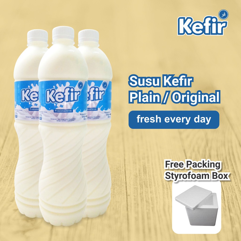 

SUSU KEFIR SAPI PLAIN 1 LITER ORIGINAL TERMURAH - SUSU OLAHAN FERMENTASI, SUSU KEFIR KETO