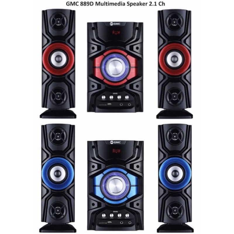 GMC Speaker Aktif Multimedia 889D - USB Bluetooth FM Radio Conection