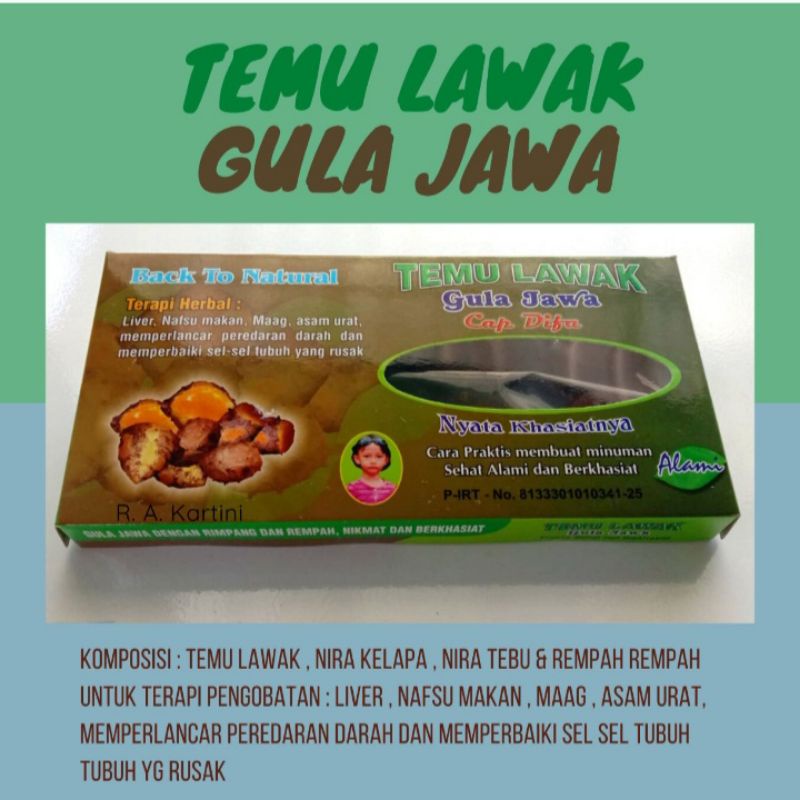 

TEMULAWAK GULA JAWA