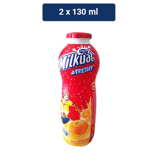 Milkuat Susu Rasa Jeruk Mandarin 2 X 130 ml