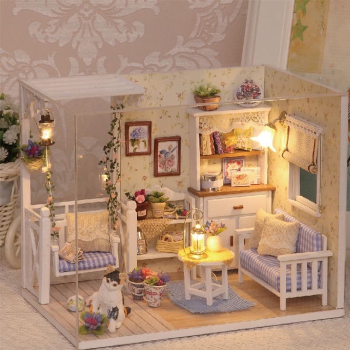 Mainan Rumah Rumahan Miniatur Anak House Doll Barbie Boneka Mini 2