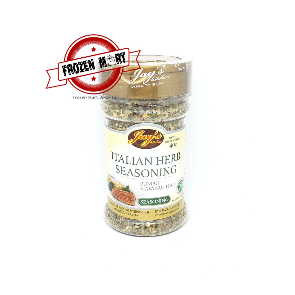 JAYS / JAY'S ITALIAN HERBS SEASONING 40GR / BUMBU MASAKAN ITALIA