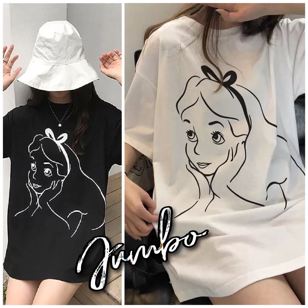 VS GG - ASLI JUMBO baju atasan KAOS JUMBO - big size PUTRI SALJU - konveksimurah