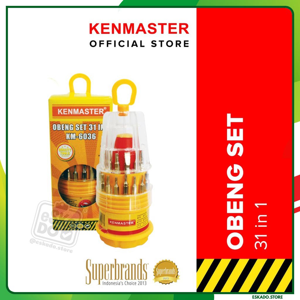 Kenmaster Obeng Set 31 IN 1 KM-6036