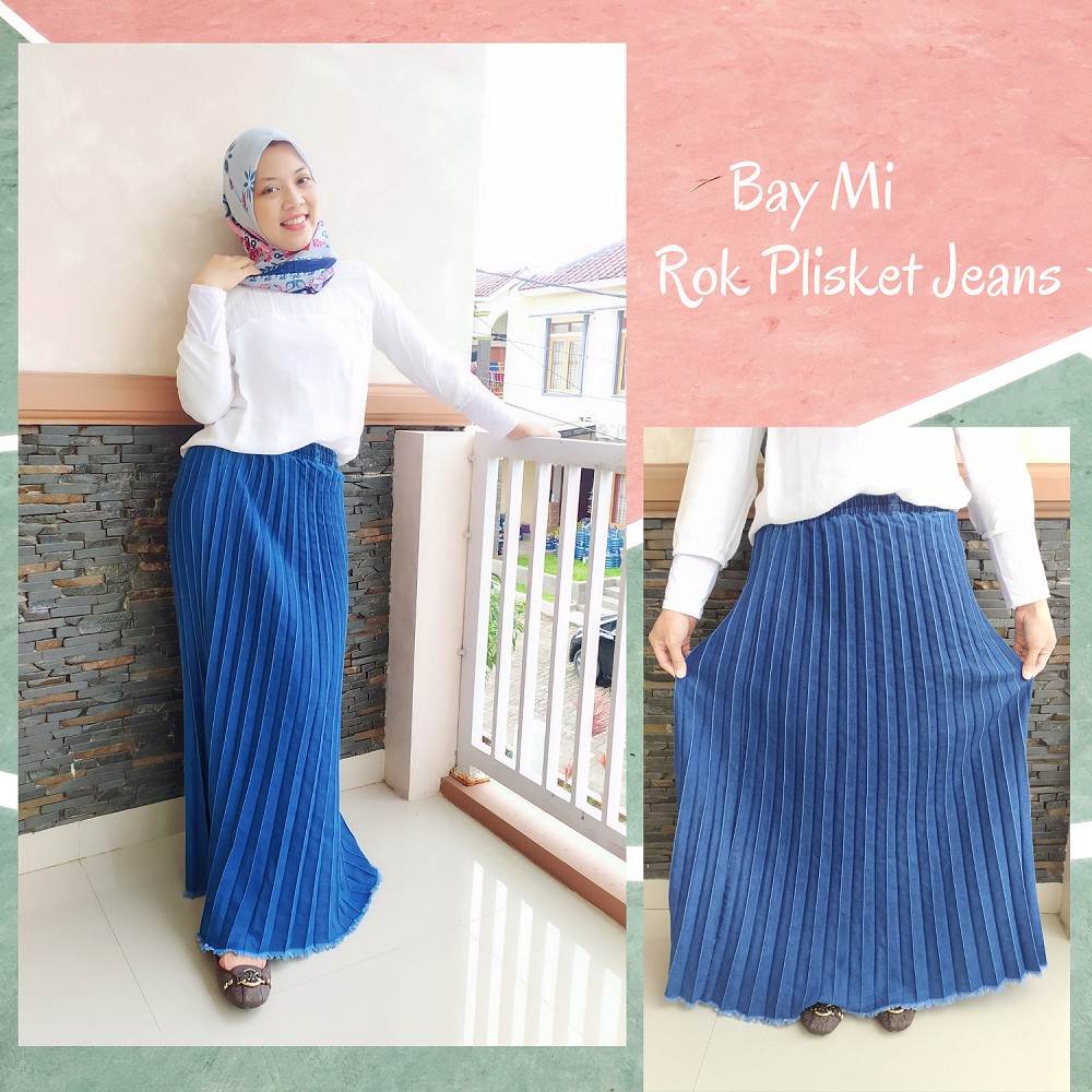 Rok Plisket / Rok Jeans