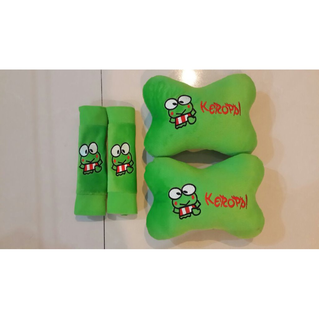 Bantal Mobil 2 in 1 Exclusive Keropi