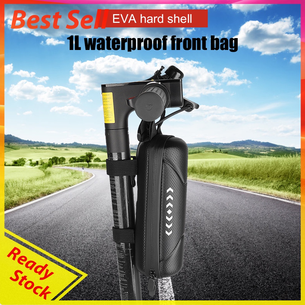 1L Scooter Water Bottle Bag Waterproof Bike Hard Shell Kettle Case for M365