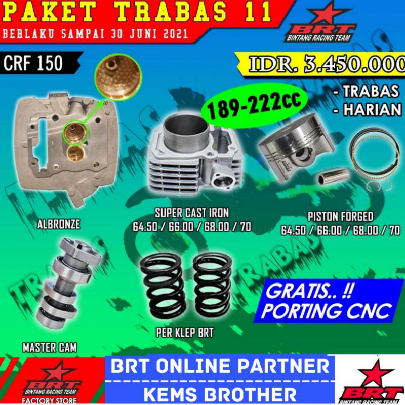 PAKET TRABAS 11 CRF 150