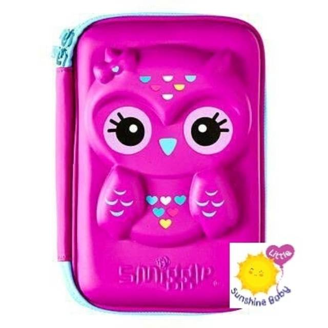 

Smiggle Pencil Case Owl Purple Hardtop Ori