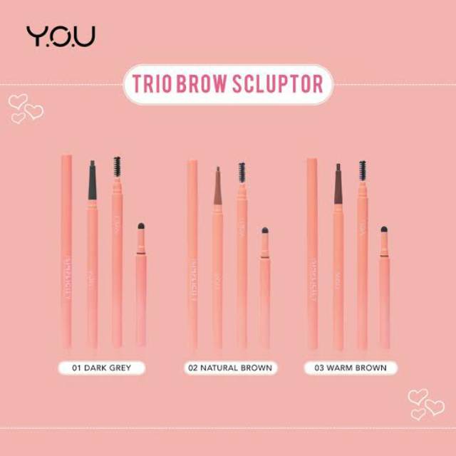 YOU simplicity trio brown scluptor