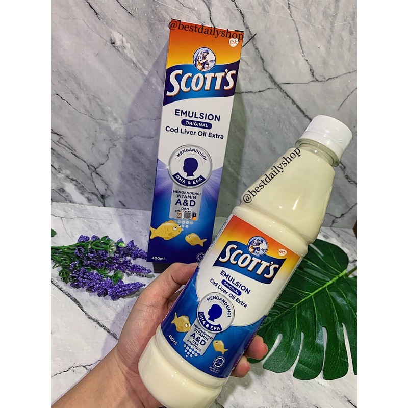 ORI 100% MALAYSIA SCOTT’S EMULSION IMPORT