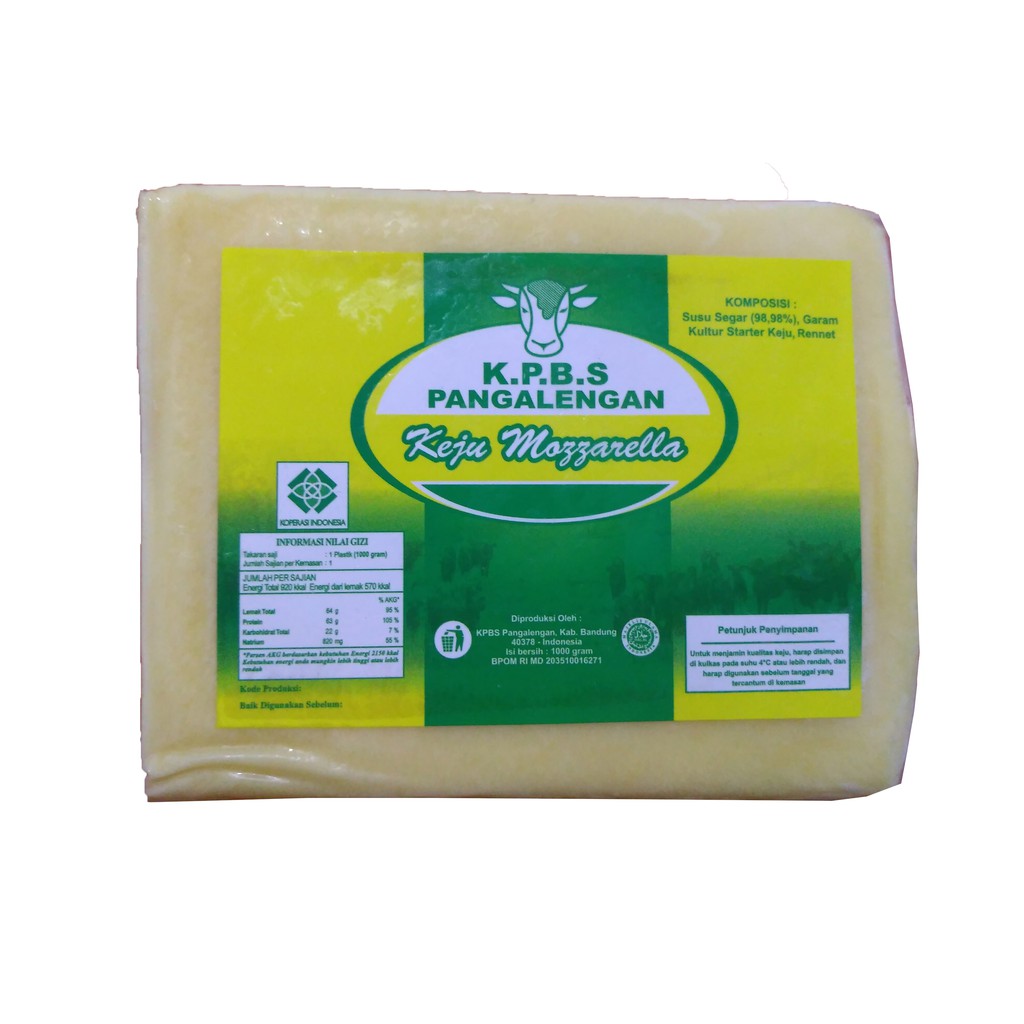 

(Bisa JNE Yes 1hr sampe)1kg Keju Mozarella