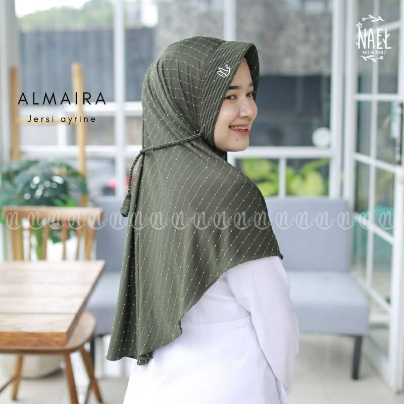 HIJAB INSTAN ALMAIRA ORIGINAL NAEL/ALLINE HIJAB