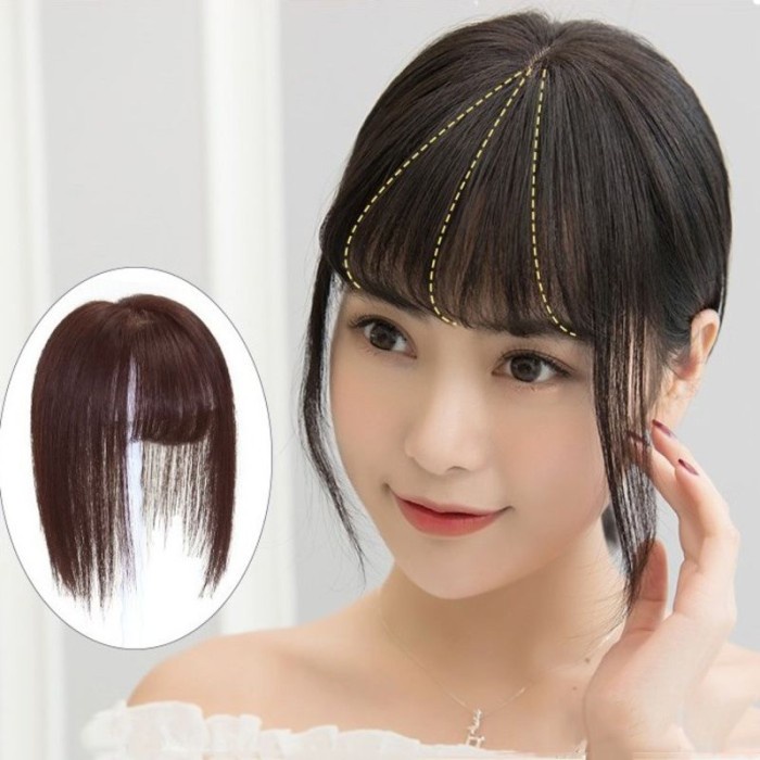 WIG Wanita/ TOUPEE / PENUTUP BOTAK / HAIR CLIP