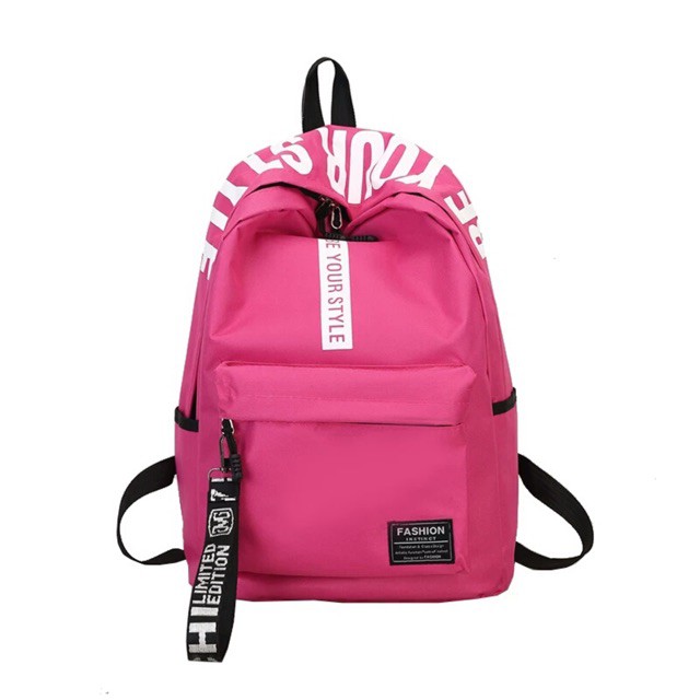 TAS BE YOUR STYLE -TAS Ransel Backpack Korea Ransel Sekolah SWAG MORYMONY