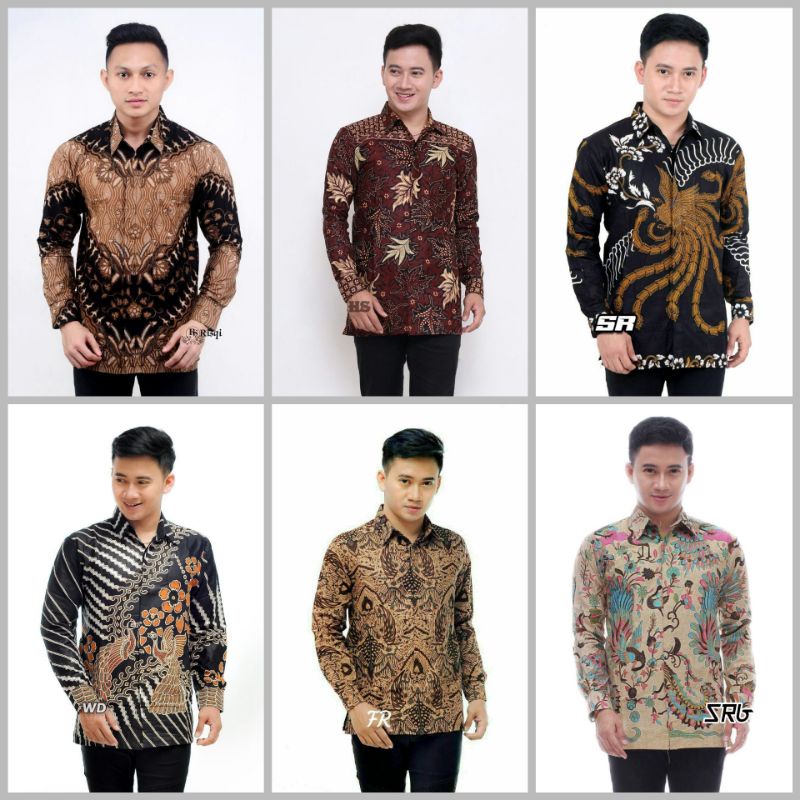 KEMEJA BAJU BATIK PRIA TERBARU M L XL XXL