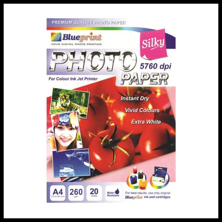 

Blueprint Bp-Spa4260 Silky Photo Paper A4 - Kertas Foto
