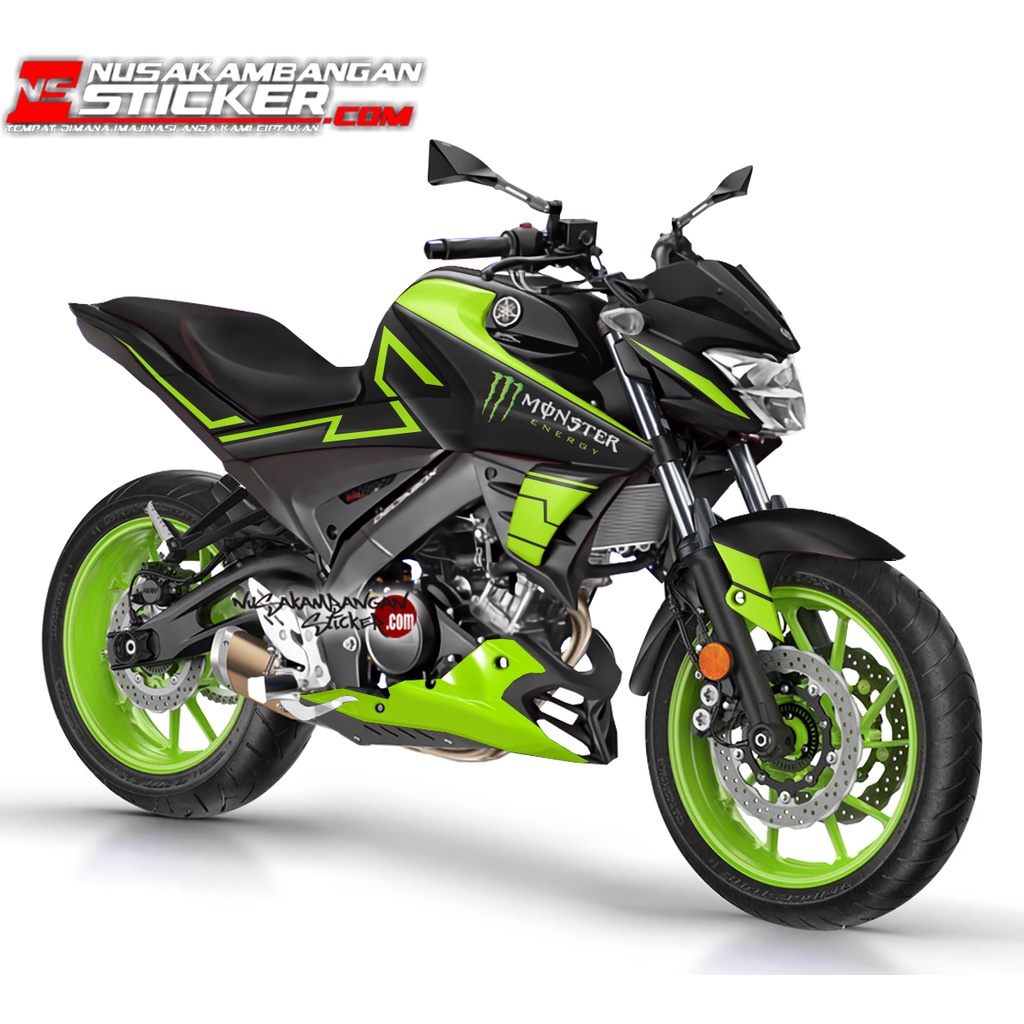 Stiker VIXION R HIJAU GRAFIS MONSTER