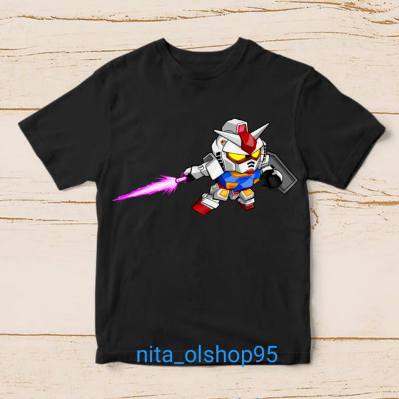 baju anak Gundam robot chibi