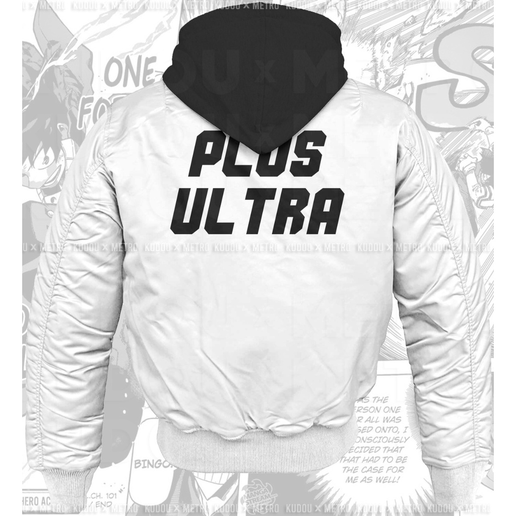 Premium Waterproof Bomber Plus Ultra BNHA Anime Manga Boku No Hero Academia Unisex