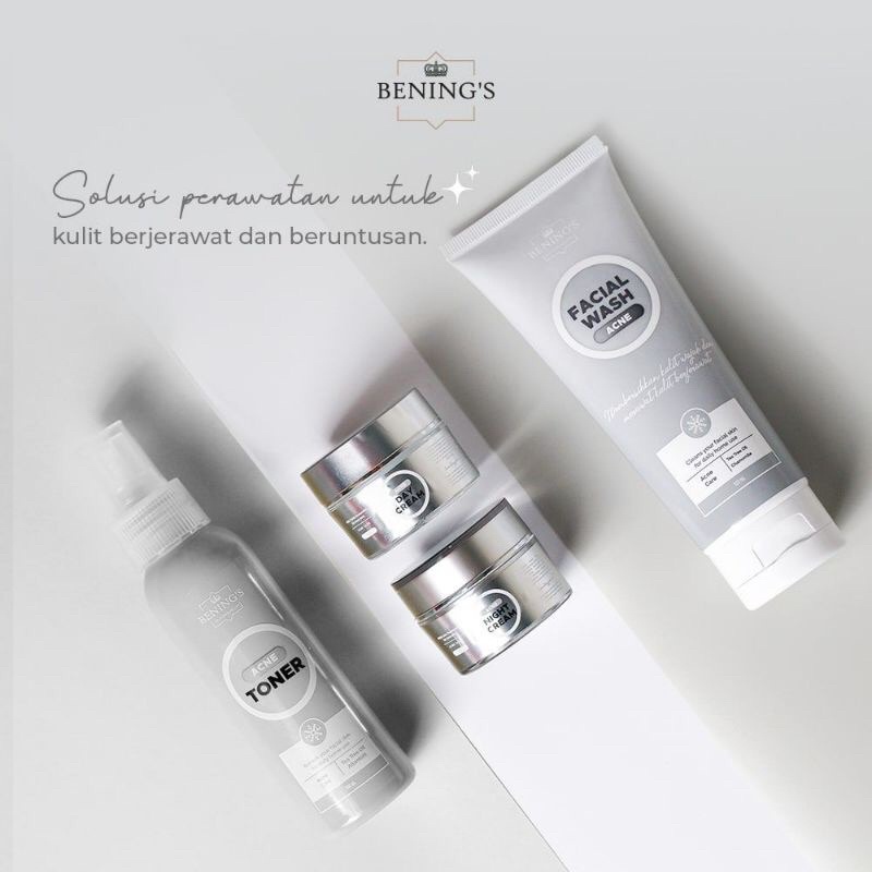 BENING’S SKINCARE PAKET ACNE