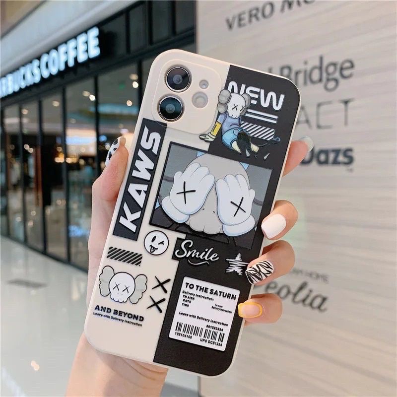 SOFTCASE MAOTIF KAWS IPHONE 7 PLUS 8 PLUS X XS XR XS MAX - CA