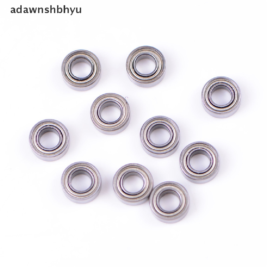 Adawnshbhyu 10pcs MR105ZZ L-1050 MR105 deep groove ball bearing 5x10x4 mm Miniatur Mr105zz Bearing ABEC-1 (10PCS) 5*10*4 mm Miniatur MR105 ZZ Ball Bearing  Bola MR105ZZ