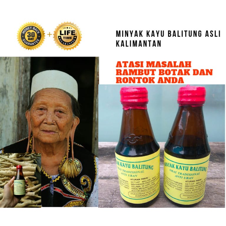 MINYAK BALITUNG PENGHILANG UBAN PERMANEN ASLI 100% DARI KALIMANTAN OBAT PENUMBUH RAMBUT BOTAK DAN RO