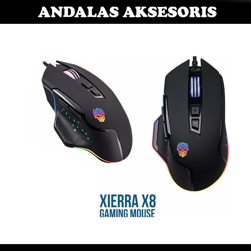 mouse gaming kabel rgb rexus x8