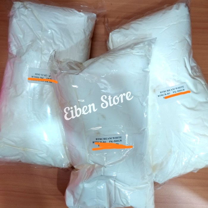 

Buttercream White / Butter Cream putih pk-500gr