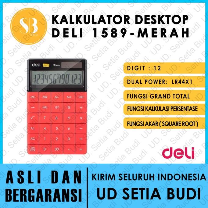 

[COD] Kalkulator Desktop Deli 1589 asli dan bergaransi HEMAT Kode 1012