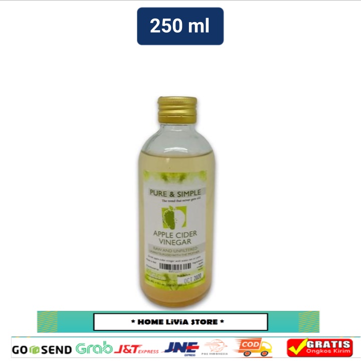 

Verdure Apple Cider Vinegar Cuka Apel 250 mL