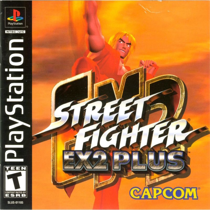 KASET CD GAME PS1: STREET FIGHTER EX2 PLUS