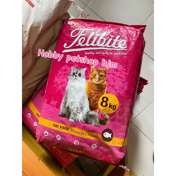 Felibite 8Kg Makanan kucing dryfood 8 kg SAK ZAK karungan